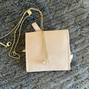 Kendra Scott x champagne and Chanel necklace